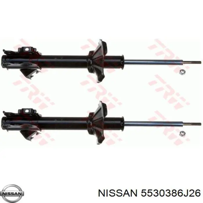 5530386J26 Nissan amortiguador trasero derecho