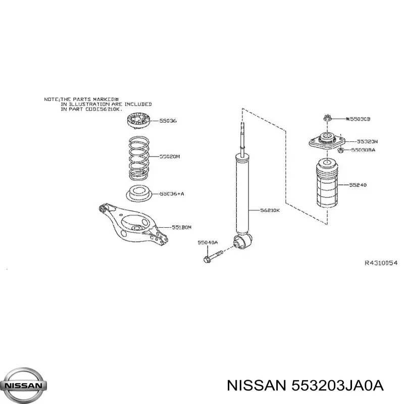 553203JA0A Nissan