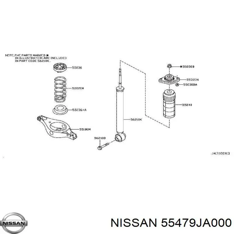 Comprar 55479JA000 Nissan/Infiniti 