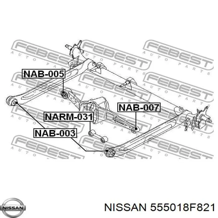 Subchasis trasero soporte motor Nissan/Infiniti 55501BM410 precio, desde 213,44 EUR