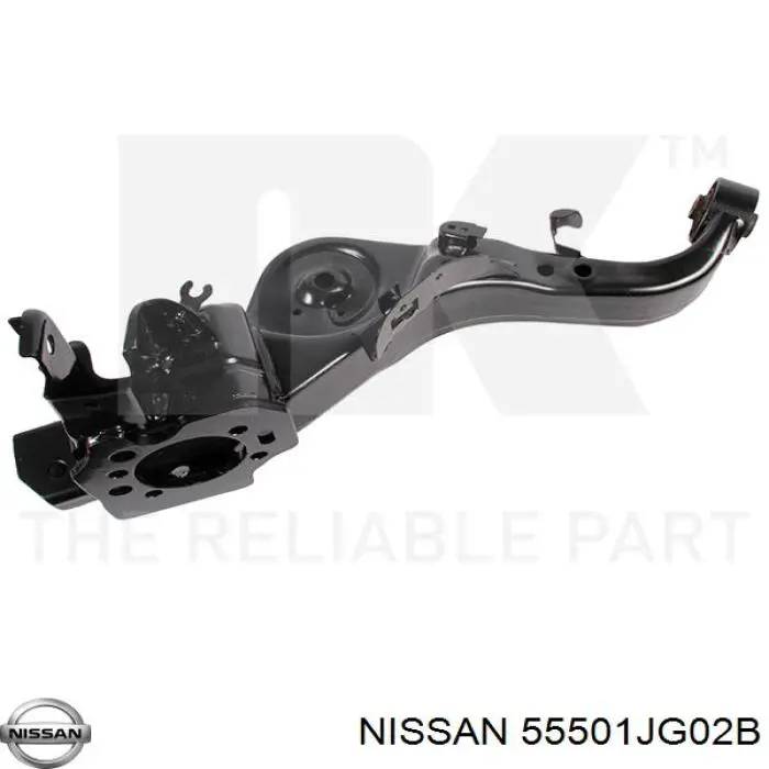 55501JG02B Nissan/Infiniti Mangueta trasera derecha (suspensión)