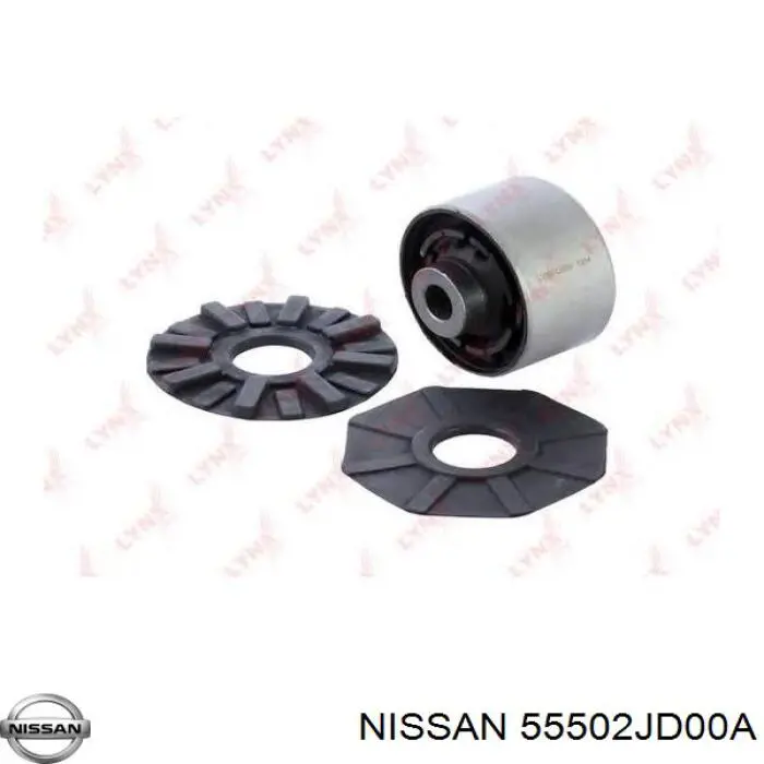 Mangueta trasera izquierda (suspension) Renault (RVI) 555024EG0A