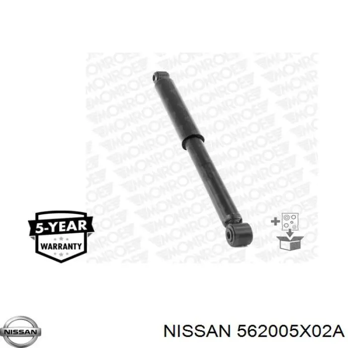 Amortiguador trasero Nissan Navara D40