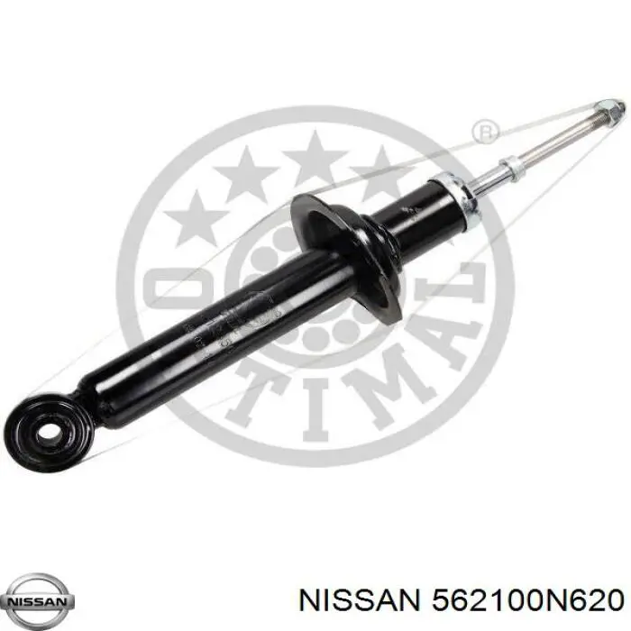 562100N620 Nissan amortiguador trasero