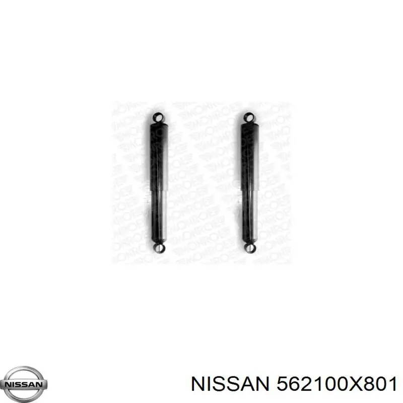 Amortiguador trasero 562100X801 Nissan/Infiniti