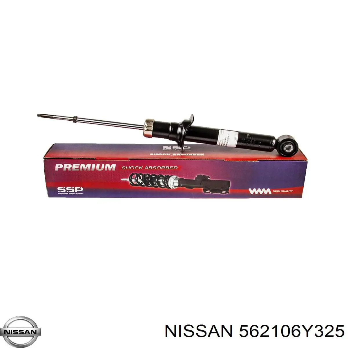 Amortiguador trasero Nissan/Infiniti 562106Y325 precio, desde 68,36 EUR