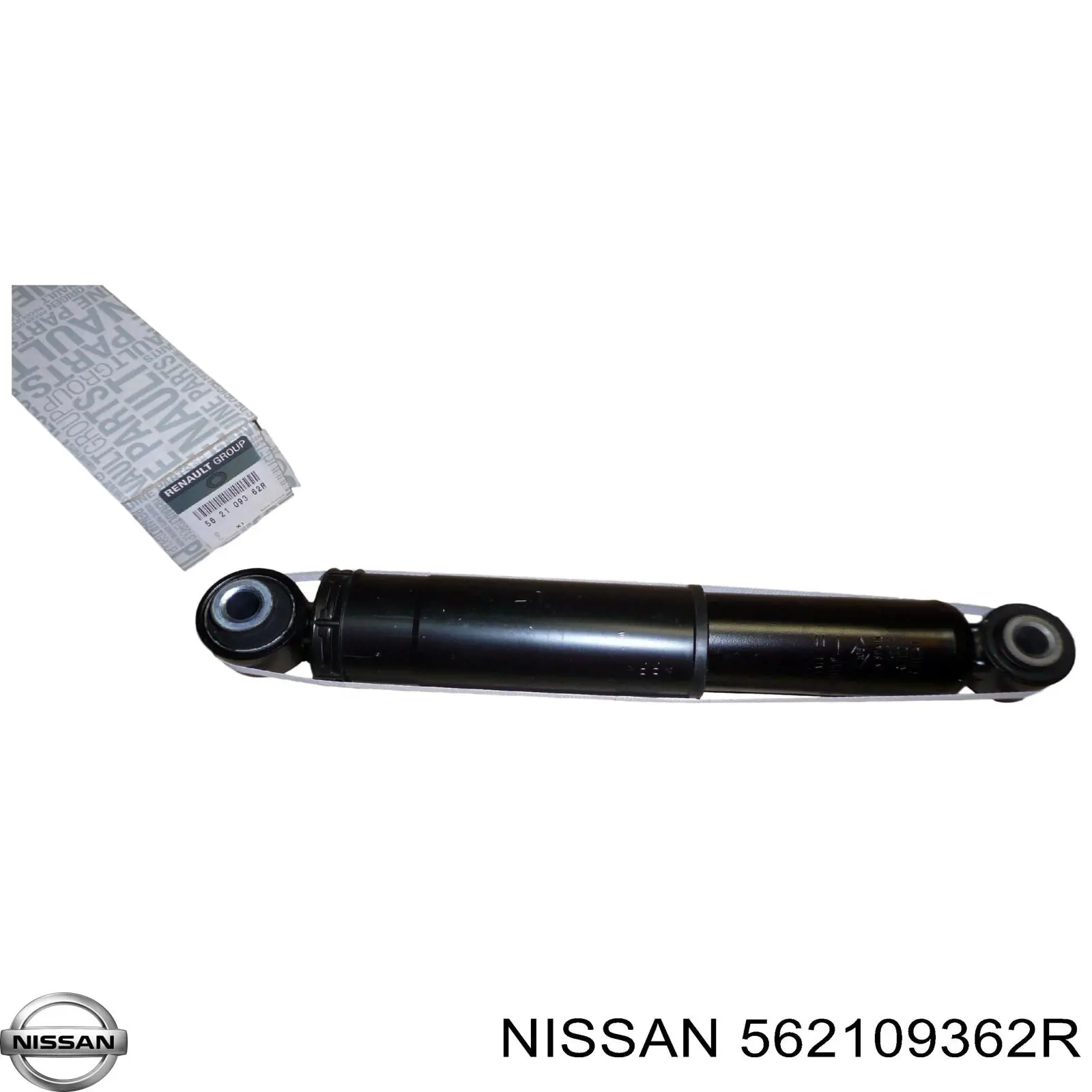 562109362R Nissan amortiguador trasero