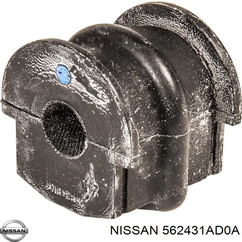 562431AD0A Nissan casquillo de barra estabilizadora trasera