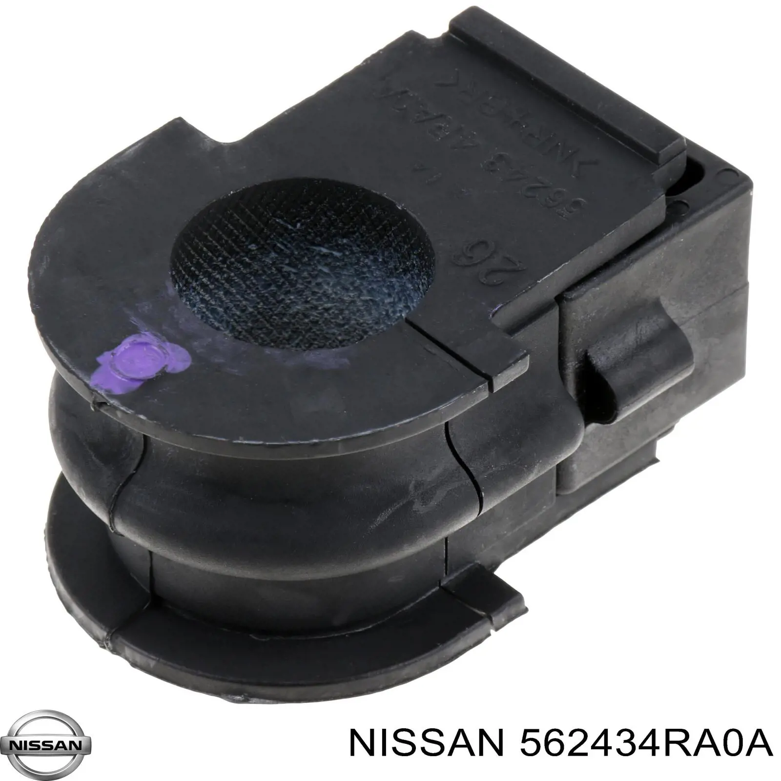 562434RA0A Nissan/Infiniti Buje de barra estabilizadora delantera, juego