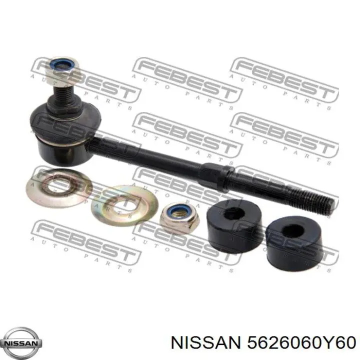 5626060Y60 Nissan soporte de barra estabilizadora trasera