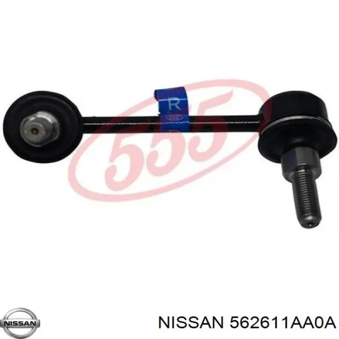 562611AA0A Nissan barra estabilizadora trasera derecha