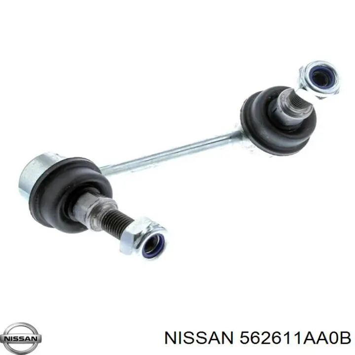 562611AA0B Nissan barra estabilizadora trasera izquierda