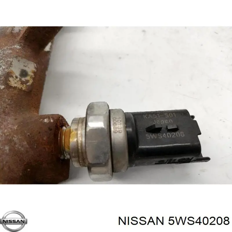 5WS40208 Nissan sensor de presión de combustible