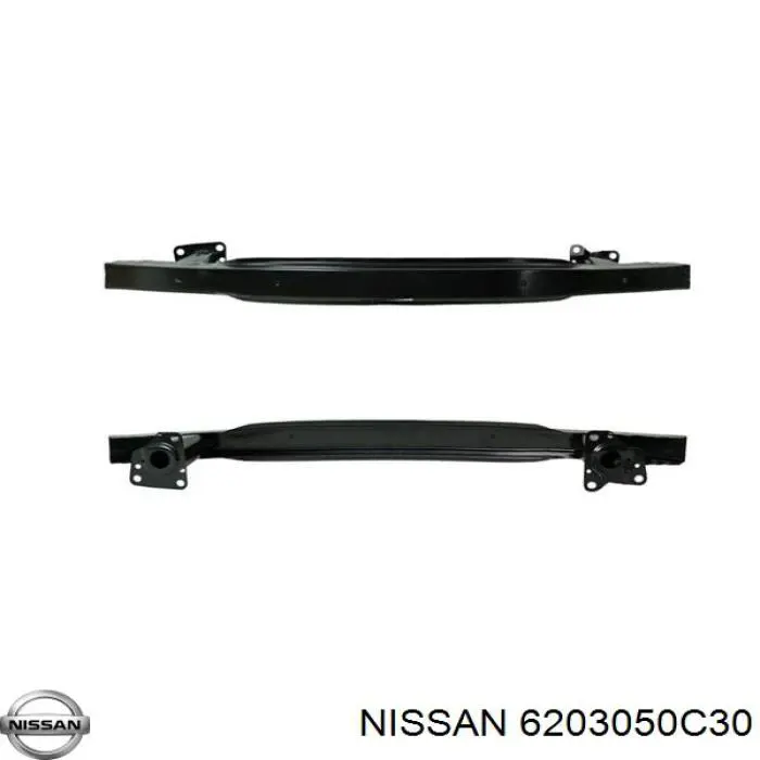  Refuerzo parachoque delantero Nissan Sunny 3