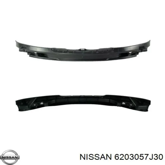 Refuerzo parachoque delantero 6203057J30 Nissan/Infiniti