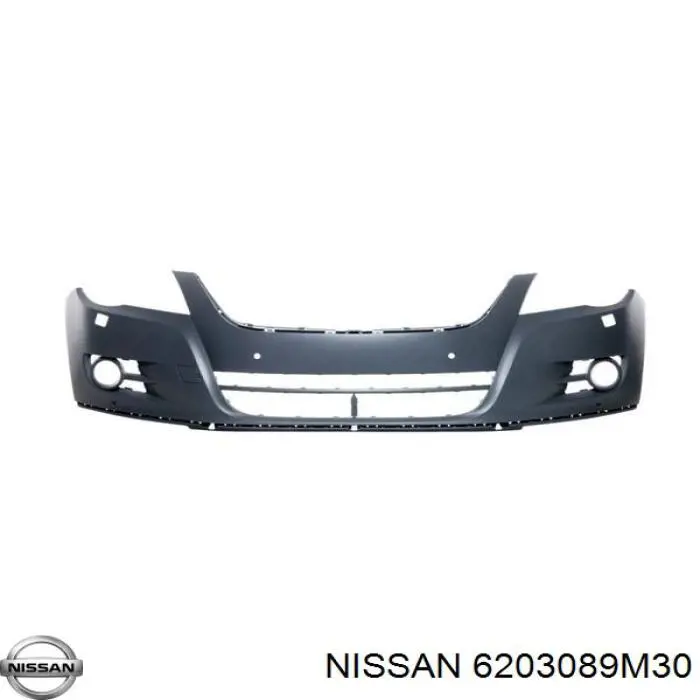  Refuerzo parachoques trasero Nissan Sunny 2