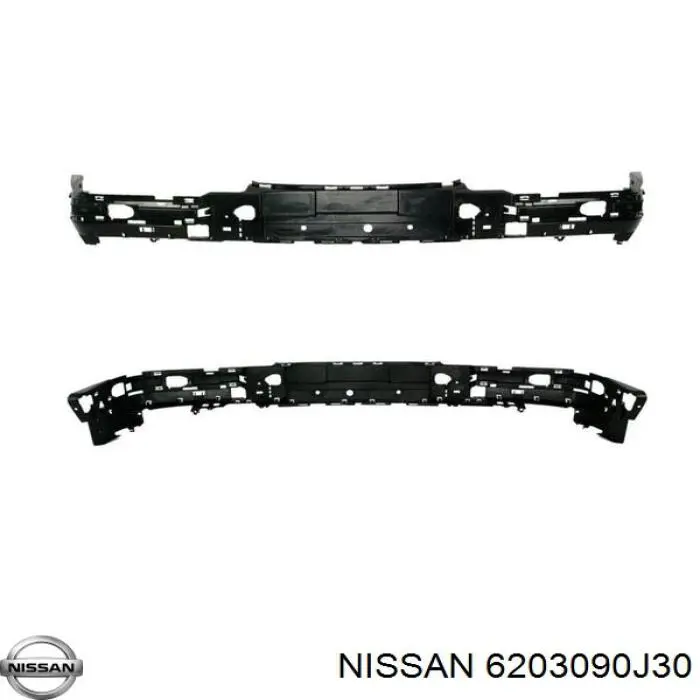 Refuerzo paragolpes delantero Nissan/Infiniti 6203090J30