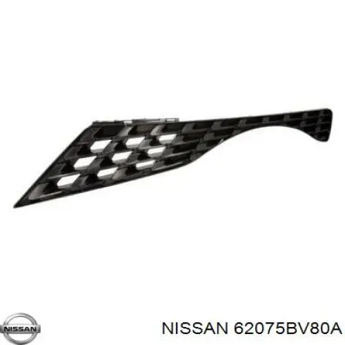 Comprar 62075BV80A Nissan/Infiniti Rejilla izquierda del parachoques delantero