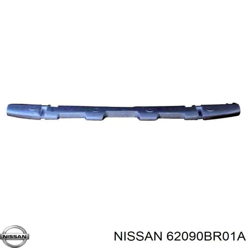 Absorbente paragolpes delantero para Nissan Qashqai (J10)