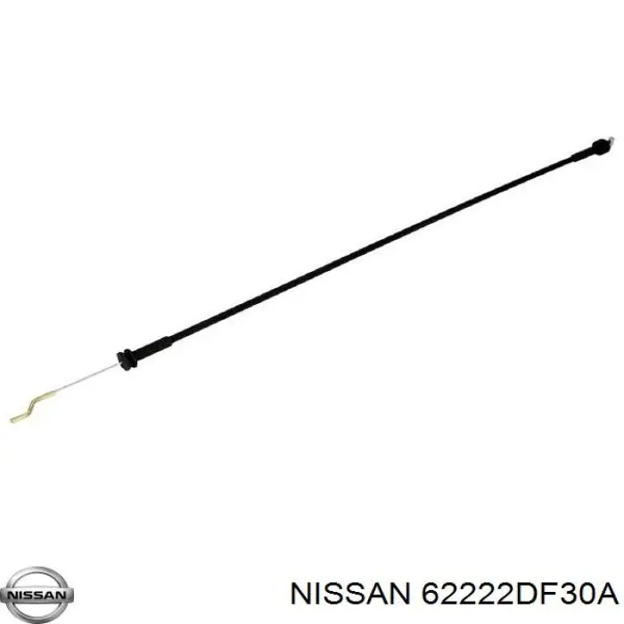 62222DF30A Nissan soporte de parachoques delantero exterior derecho