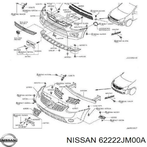 62222JM00A Nissan