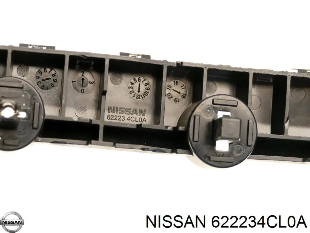 Comprar 622234CL0A Nissan/Infiniti Soporte de parachoques delantero izquierdo