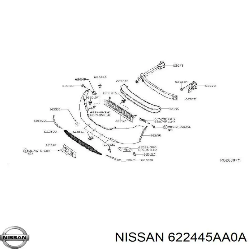 622445AA0A Nissan