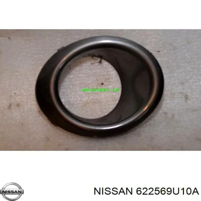 Embellecedor, faro antiniebla derecho para Nissan Note (E11)