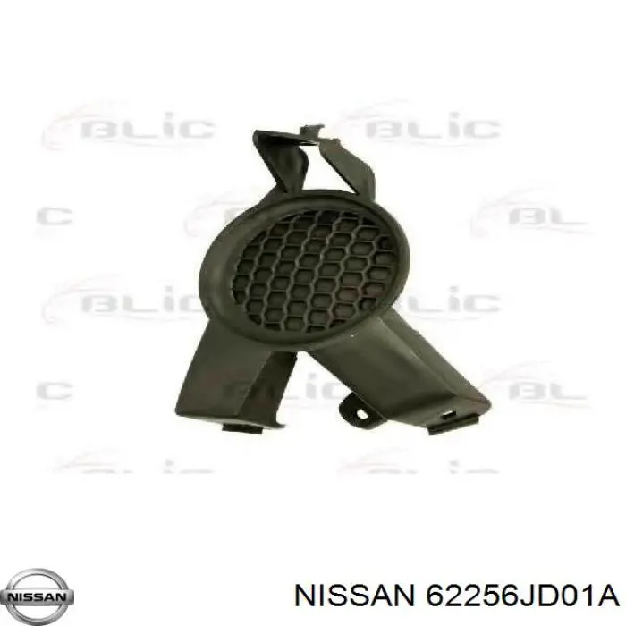 62256JD01A Nissan rejilla de antinieblas delantera derecha