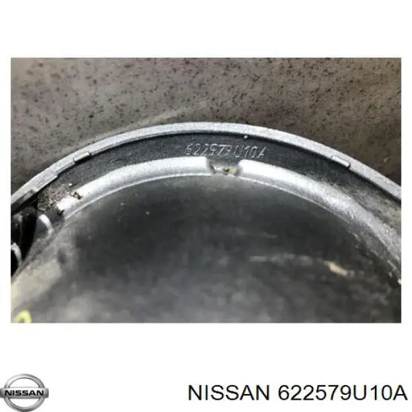 Embellecedor, faro antiniebla izquierdo para Nissan Note (E11)
