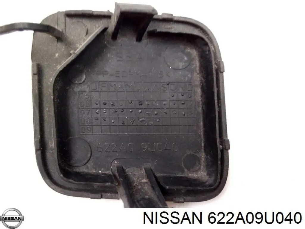 Cobertura de parachoques, enganche de remolque, delantera para Nissan Note (E11)