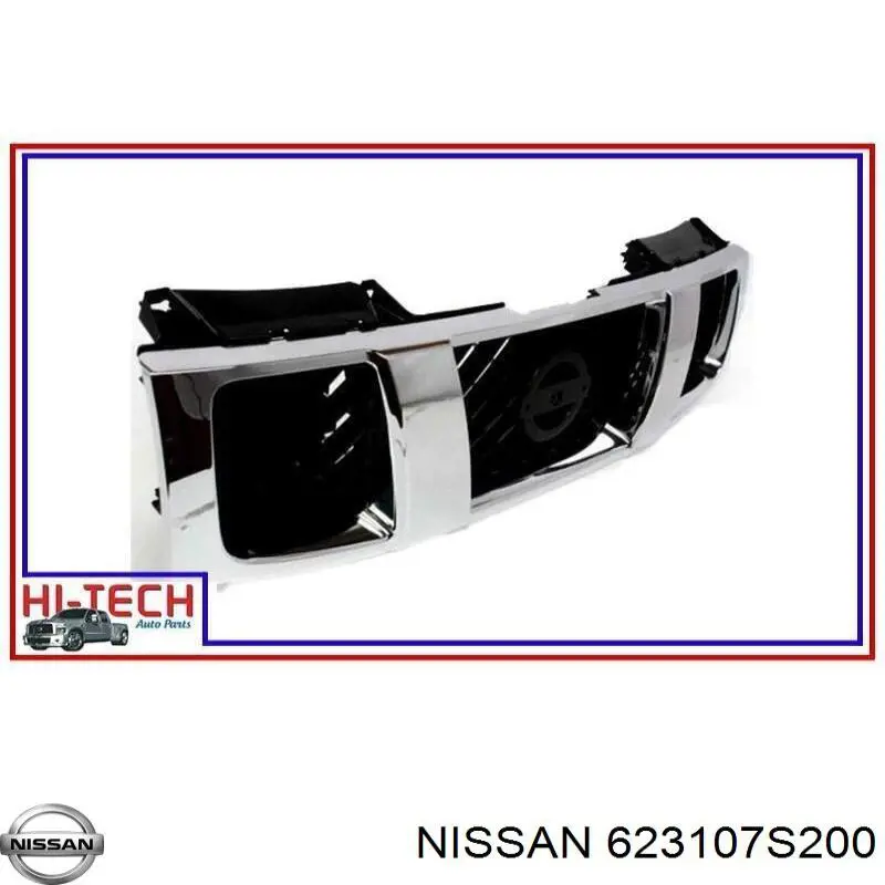 623107S200 Nissan panal de radiador