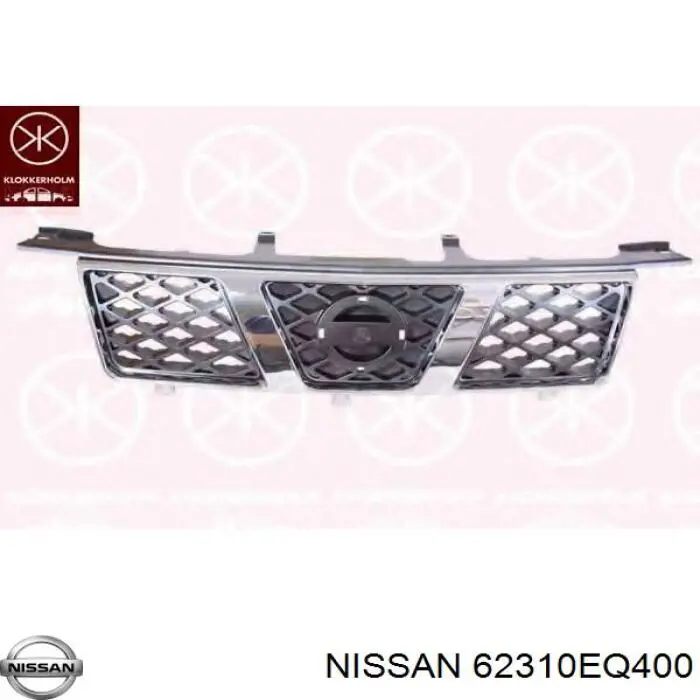 Rejilla delantera Nissan/Infiniti 62310EQ400 precio, desde 104,54 EUR