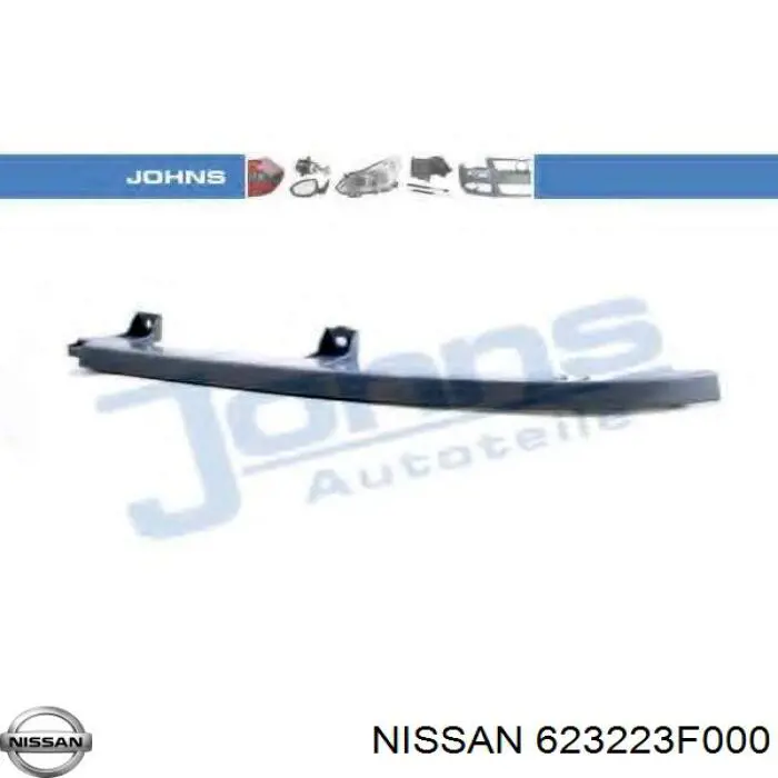 623223F000 Nissan listón del faro derecho