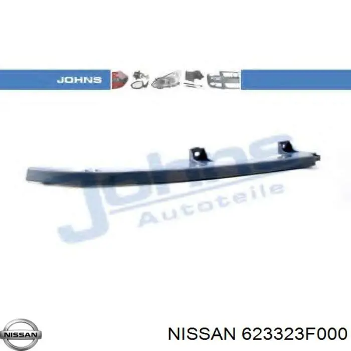 623323F000 Nissan listón del faro izquierdo