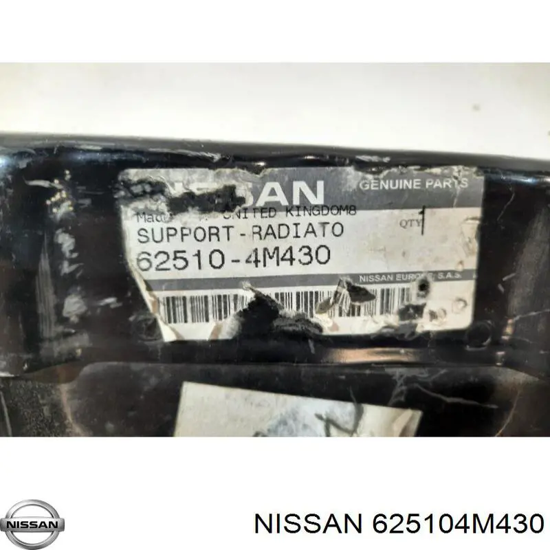 Soporte de radiador superior (panel de montaje para foco) para Nissan Almera (N16)