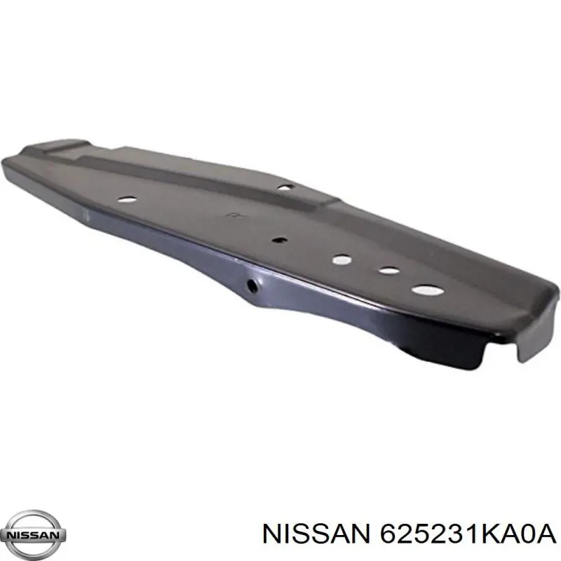 625231KA0A Nissan soporte de radiador izquierdo (panel de montaje para foco)