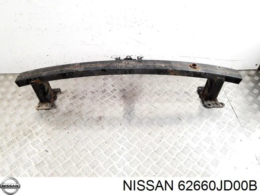 62660JD00B Nissan refuerzo parachoque delantero
