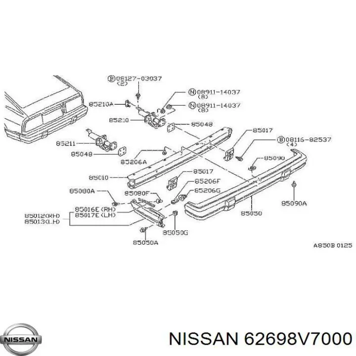 62698V7000 Nissan/Infiniti