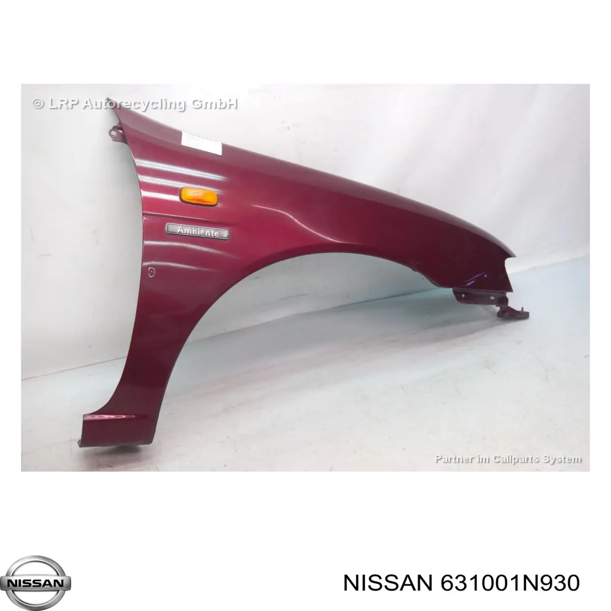Comprar 631001N930 Nissan/Infiniti Aleta