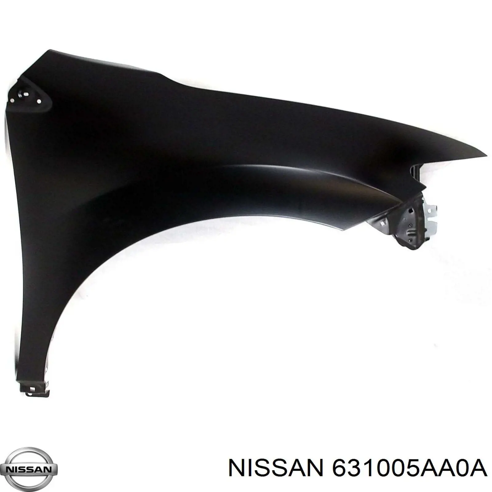 Guardabarros delantero derecho para Nissan Murano (Z52)