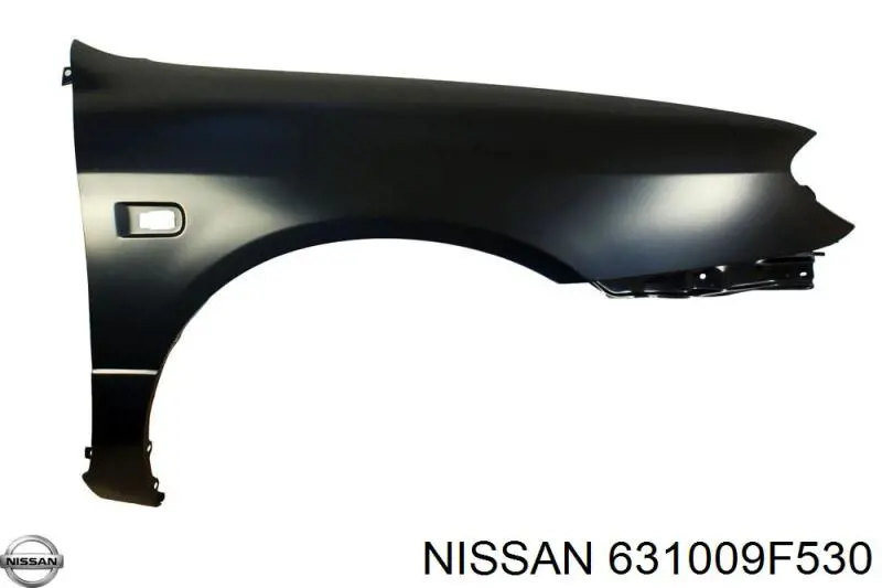 631009F530KE Nissan guardabarros delantero derecho
