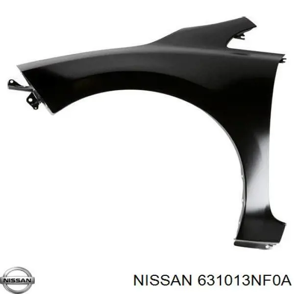 631013NF0A Nissan guardabarros delantero izquierdo