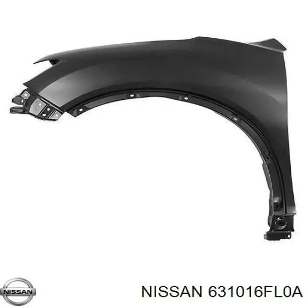 Aleta delantera izquierda Nissan/Infiniti 631016FL0A precio, desde 93,32 EUR