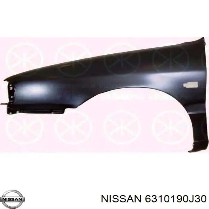 Comprar 6310190J30 Nissan/Infiniti Aleta delantera izquierda