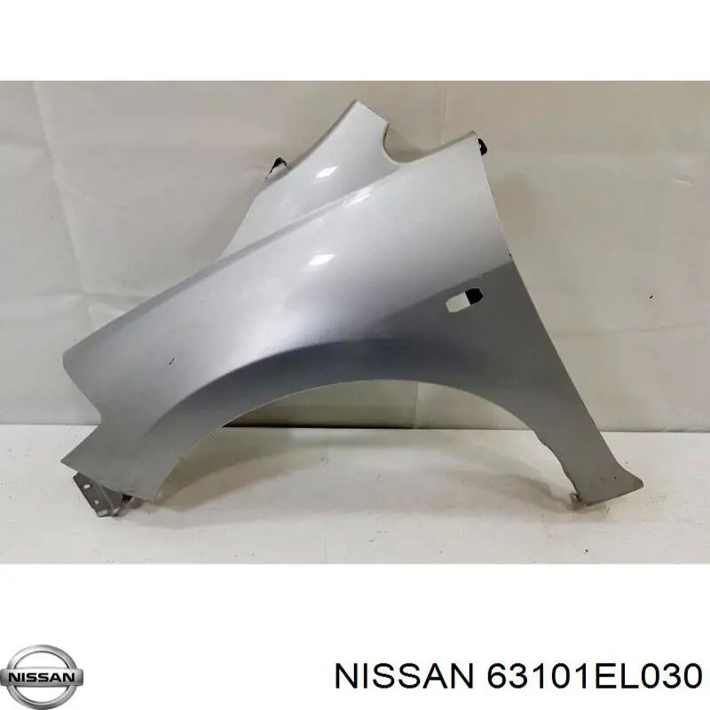 63101EL030 Nissan guardabarros delantero izquierdo