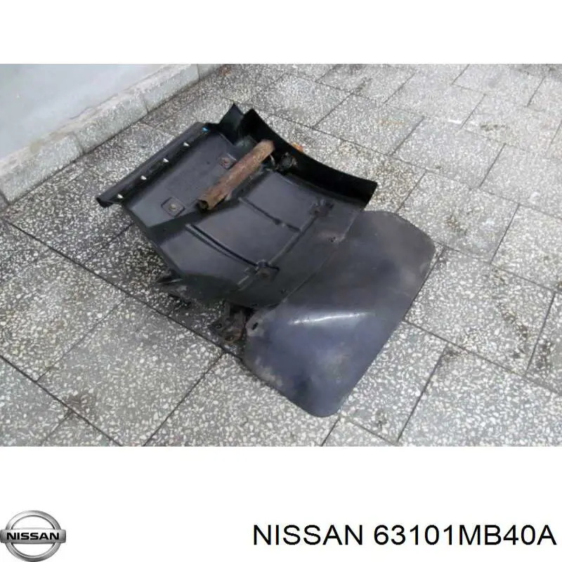 Aleta delantera izquierda 63101MB40A Nissan/Infiniti