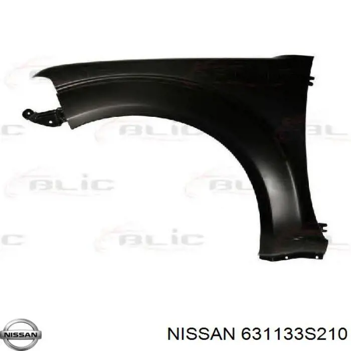 Aleta delantera izquierda Nissan/Infiniti 631133S210 precio, desde 201,83 EUR