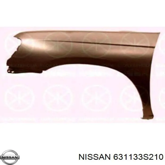 631133S210 Nissan/Infiniti Aleta delantera izquierda