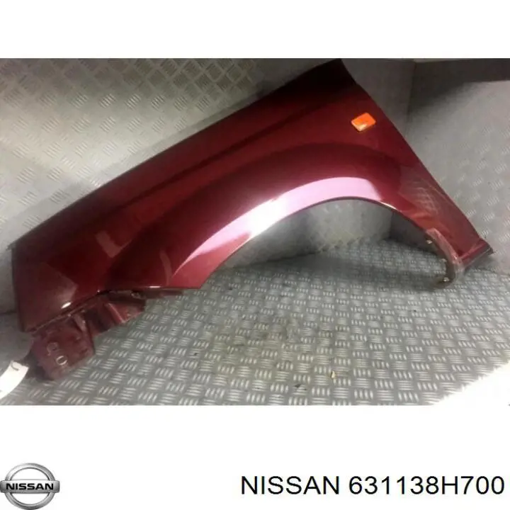 631138H700 Nissan guardabarros delantero izquierdo